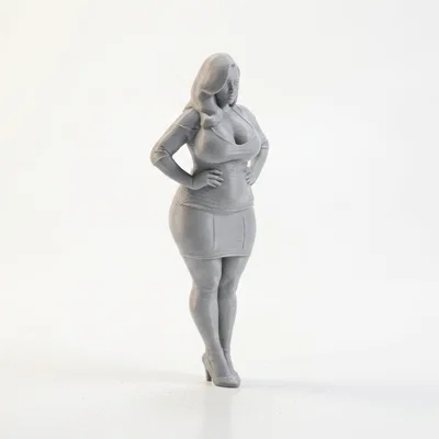 Mô hình tượng nữ Thick Lady – Tệp STL in 3D nghệ thuật