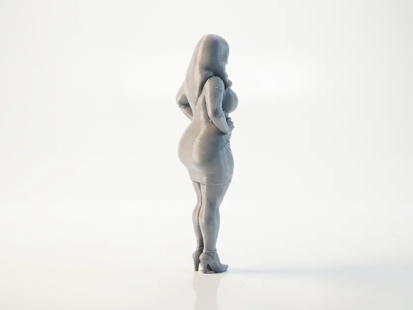 Mô hình tượng nữ Thick Lady – Tệp STL in 3D nghệ thuật - Image 3