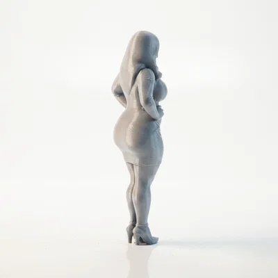 Mô hình tượng nữ Thick Lady – Tệp STL in 3D nghệ thuật