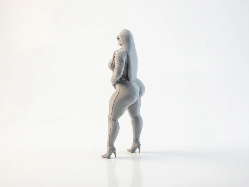 Mô hình 3D Figurine Phụ nữ quyến rũ đeo kính râm - Image 4
