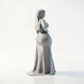 Tượng Phụ Nữ Hijab Thanh Lịch - Mẫu In 3D Độc Đáo - Thumbnail 3