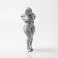 Mô hình tượng phụ nữ dáng đầy đặn in 3D (Curvy Woman Figurine) - Thumbnail 2