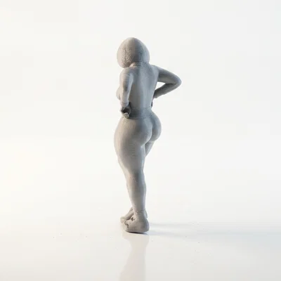 Mô hình tượng phụ nữ dáng đầy đặn in 3D (Curvy Woman Figurine)
