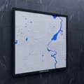 Stoughton, Wisconsin, Hoa Kỳ - Mô hình địa hình 3D thu nhỏ - Thumbnail 3