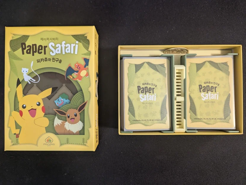 Khay Đựng Bài 3D Cho Board Game Paper Safari Pokemon Edition - Image 1