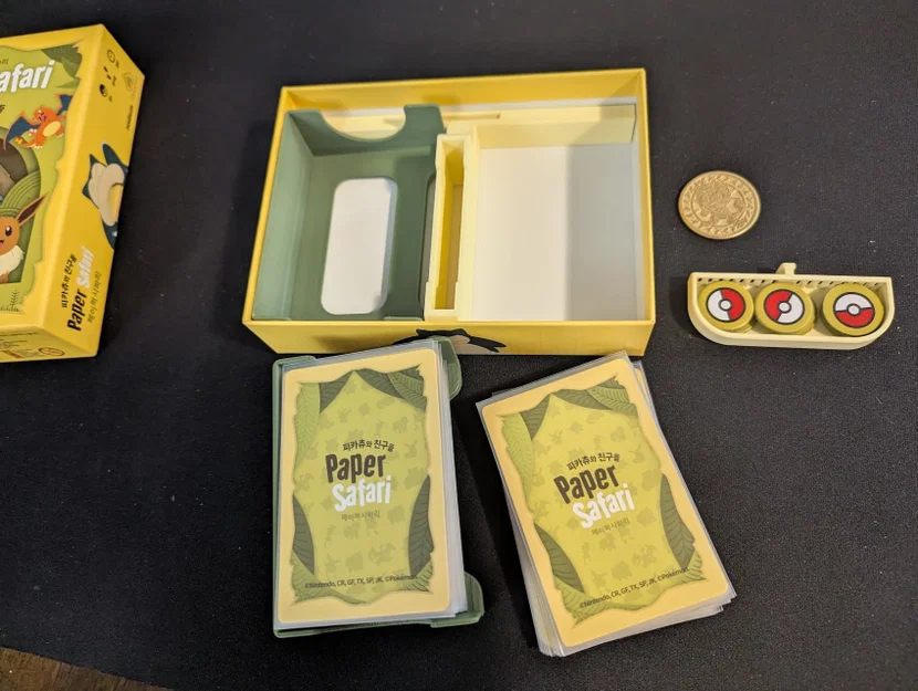Khay Đựng Bài 3D Cho Board Game Paper Safari Pokemon Edition - Image 2