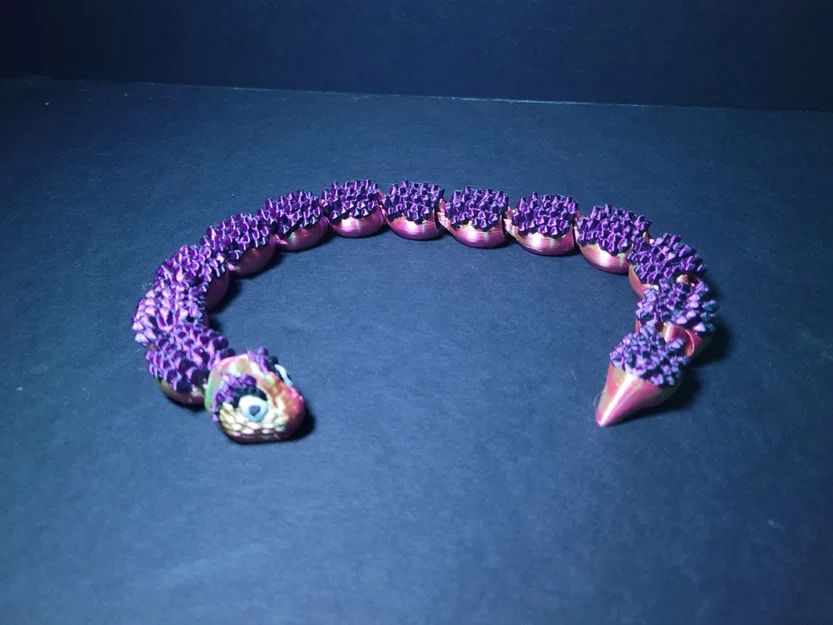 Flexi Gem Snake - Mô hình rắn khớp nối đính đá quý - Image 1