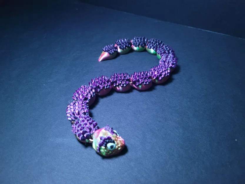 Flexi Gem Snake - Mô hình rắn khớp nối đính đá quý - Image 2