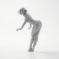 Tượng Nữ Thần Đường Cong - Mẫu In 3D Nghệ Thuật - Thumbnail 2