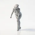 Tượng Nữ Thần Đường Cong - Mẫu In 3D Nghệ Thuật - Thumbnail 3