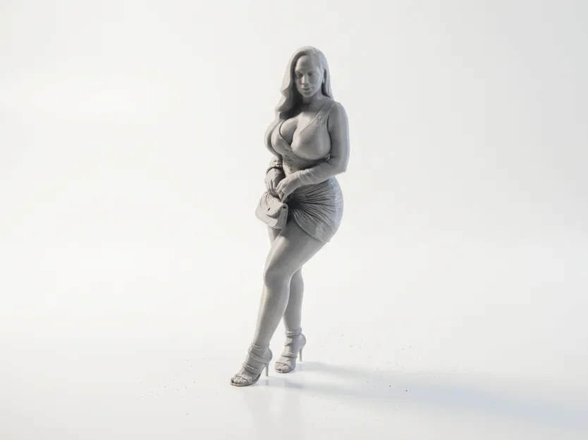 Mô hình tượng nữ quý cô thanh lịch - File in 3D sắc nét - Image 1