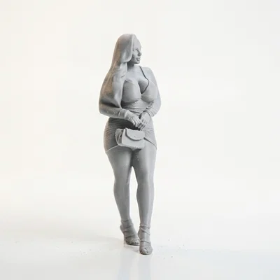 Mô hình tượng nữ quý cô thanh lịch - File in 3D sắc nét