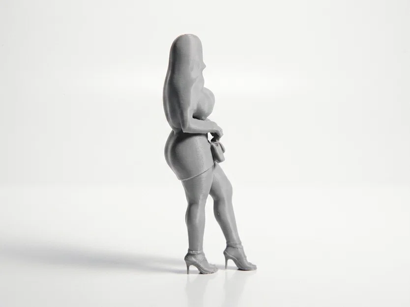 Mô hình tượng nữ quý cô thanh lịch - File in 3D sắc nét - Image 3