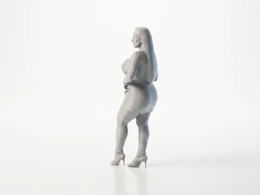 Mô hình tượng nữ quý cô thanh lịch - File in 3D sắc nét - Image 4