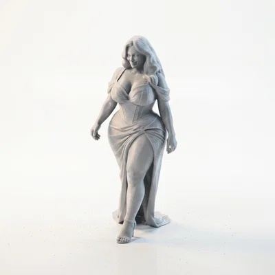 Mô Hình Tượng Nữ Sang Trọng - File In 3D Đẹp Mắt