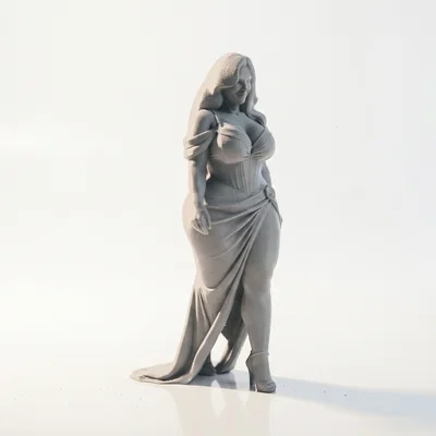 Mô Hình Tượng Nữ Sang Trọng - File In 3D Đẹp Mắt