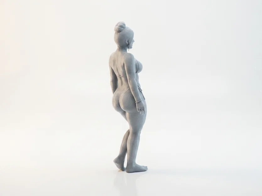 Mô hình 3D Cô gái Bikini đường cong quyến rũ - Image 3