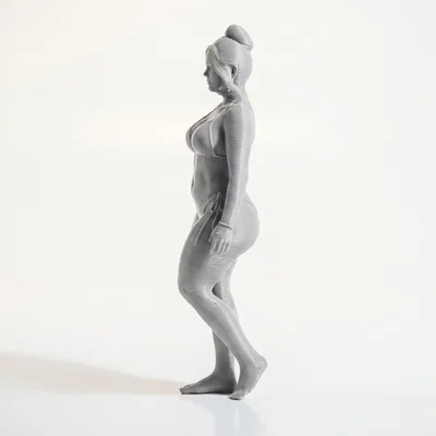 Mô hình 3D Cô gái Bikini đường cong quyến rũ