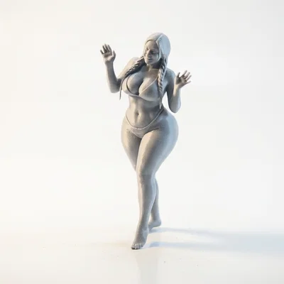 Mô hình 3D Phụ nữ thân hình đầy đặn diện Bikini có thể in 3D