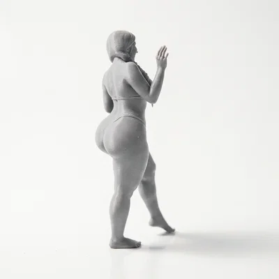 Mô hình 3D Phụ nữ thân hình đầy đặn diện Bikini có thể in 3D