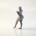 Mô hình 3D Phụ nữ thân hình đầy đặn diện Bikini có thể in 3D - Thumbnail 4