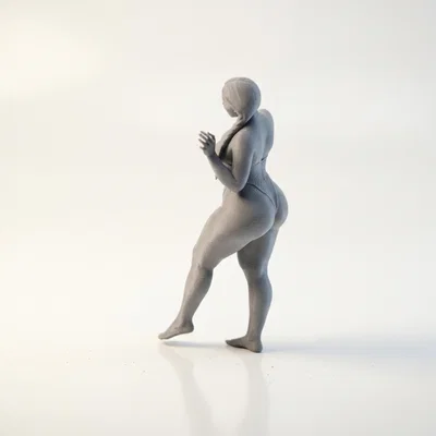 Mô hình 3D Phụ nữ thân hình đầy đặn diện Bikini có thể in 3D