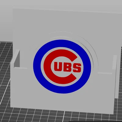 Khay đựng bút đánh dấu Chicago Cubs - Thiết kế kèm nam châm tiện lợi