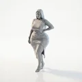 Tượng Phụ Nữ Quyến Rũ - Mô Hình In 3D Đầy Nghệ Thuật - Thumbnail 1