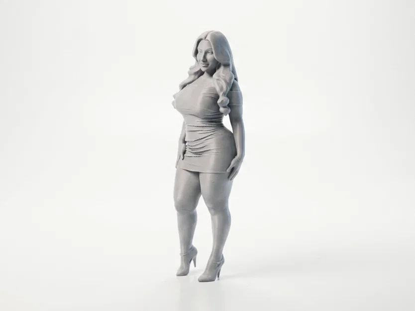 Mô hình tượng phụ nữ Curvy - File in 3D nghệ thuật - Image 1