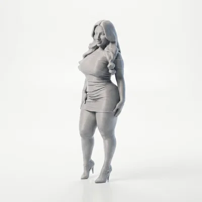 Mô hình tượng phụ nữ Curvy - File in 3D nghệ thuật