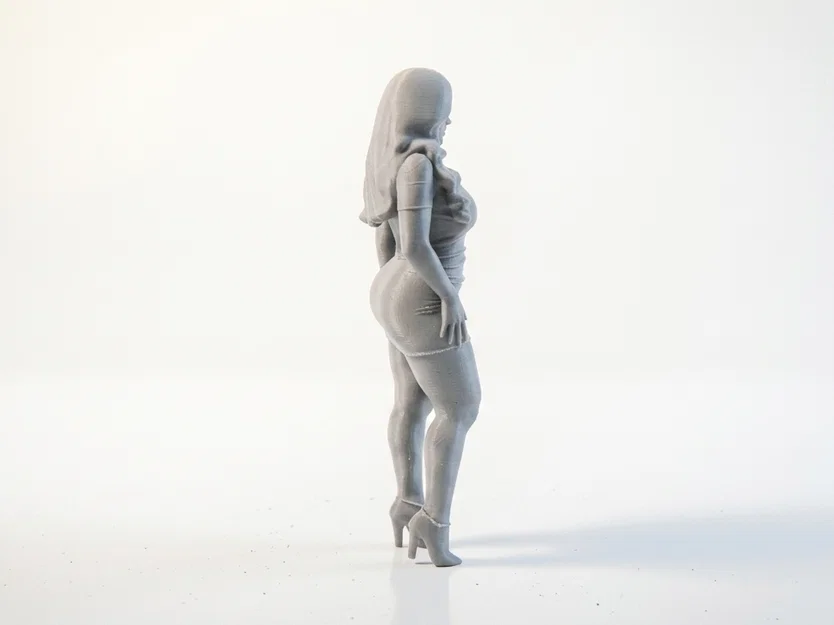 Mô hình tượng phụ nữ Curvy - File in 3D nghệ thuật - Image 3