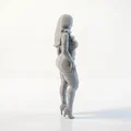Mô hình tượng phụ nữ Curvy - File in 3D nghệ thuật - Thumbnail 3