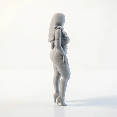 Mô hình tượng phụ nữ Curvy - File in 3D nghệ thuật