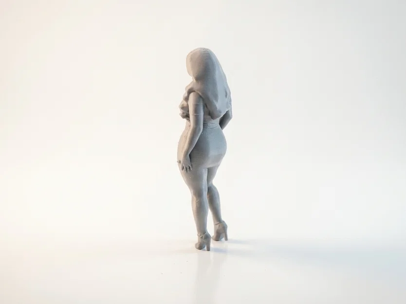 Mô hình tượng phụ nữ Curvy - File in 3D nghệ thuật - Image 4