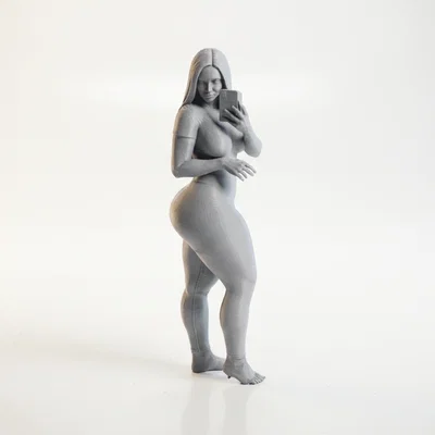 Mô hình tượng nữ Thick Lady in 3D