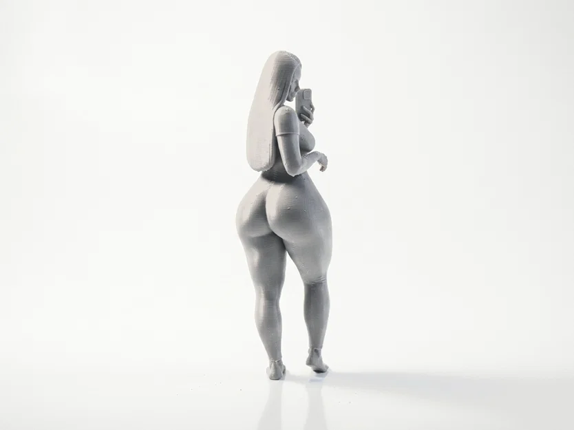 Mô hình tượng nữ Thick Lady in 3D - Image 2