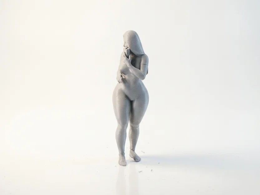 Mô hình tượng nữ Thick Lady in 3D - Image 4