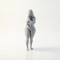 Mô hình tượng nữ Thick Lady in 3D - Thumbnail 4