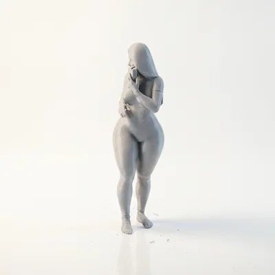 Mô hình tượng nữ Thick Lady in 3D