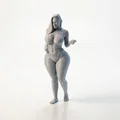 Mô hình Tượng Nữ với Đường nét Quyến rũ - File 3D In ấn - Thumbnail 1