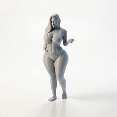 Mô hình Tượng Nữ với Đường nét Quyến rũ - File 3D In ấn