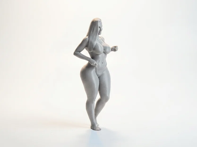 Mô hình Tượng Nữ với Đường nét Quyến rũ - File 3D In ấn - Image 2