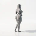 Mô hình Tượng Nữ với Đường nét Quyến rũ - File 3D In ấn - Thumbnail 3