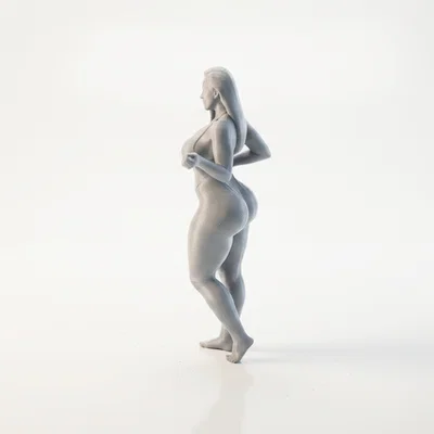 Mô hình Tượng Nữ với Đường nét Quyến rũ - File 3D In ấn