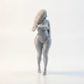 Mô hình tượng nữ dáng đầy đặn (Thick Lady) - File 3D in ấn - Thumbnail 3