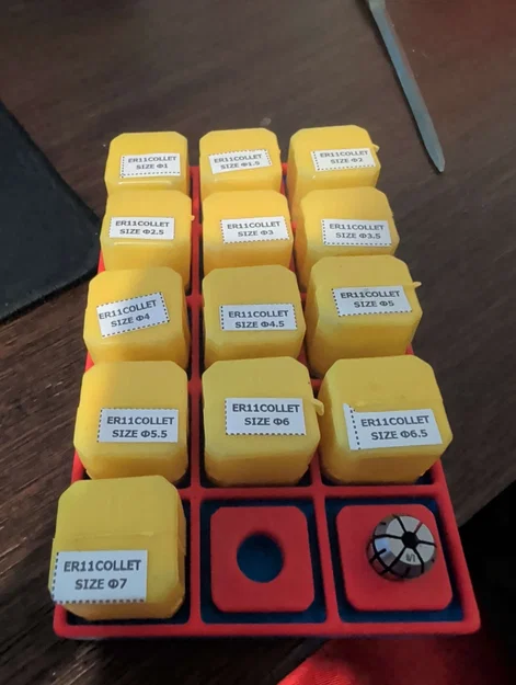 Giá đỡ Collet ER11 kèm nắp đậy - Image 1