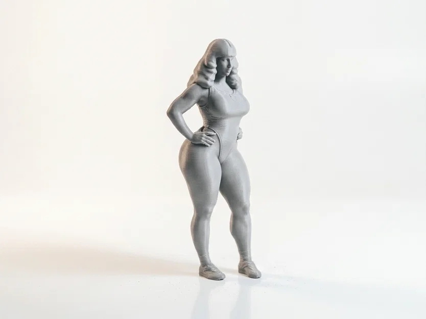 Mô hình tượng nữ Thick Lady đầy đặn in 3D - Image 2