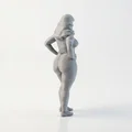 Mô hình tượng nữ Thick Lady đầy đặn in 3D - Thumbnail 3