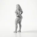 Mô hình tượng nữ Thick Lady đầy đặn in 3D - Thumbnail 4