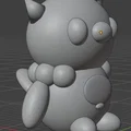 Mô hình 3D Oshawott Chibi đáng yêu - File in 3D chất lượng cao - Thumbnail 1